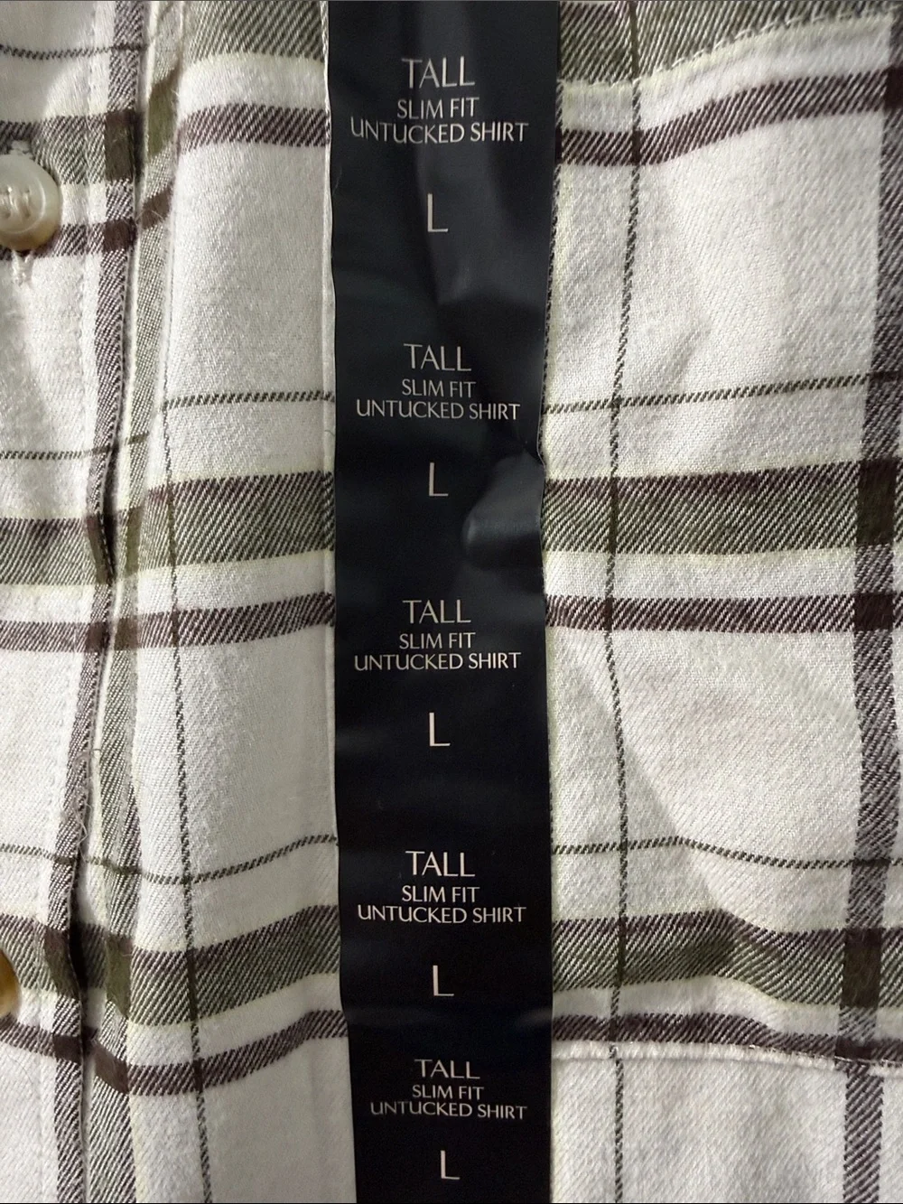 Banana Republic SLIM-FIT SOFTWASH COTTON SHIRT Size Large